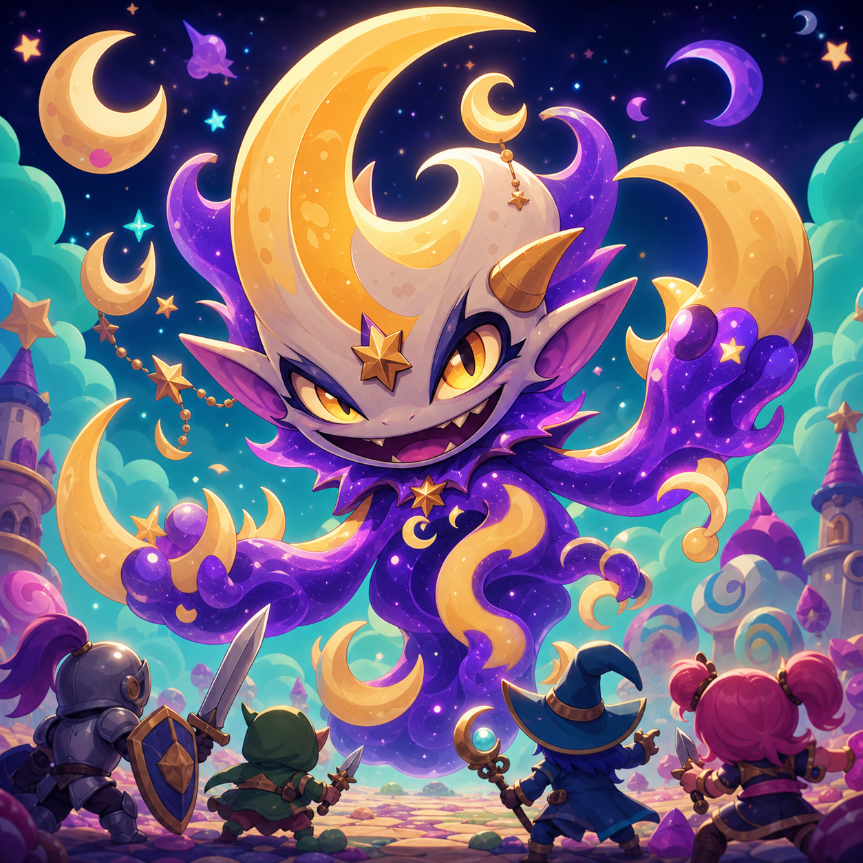 Moon Mischief raid artwork